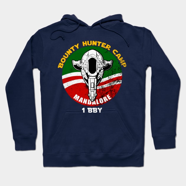 Bounty-Hunter-Camp-(2) Hoodie by Mr Eggs Favorites